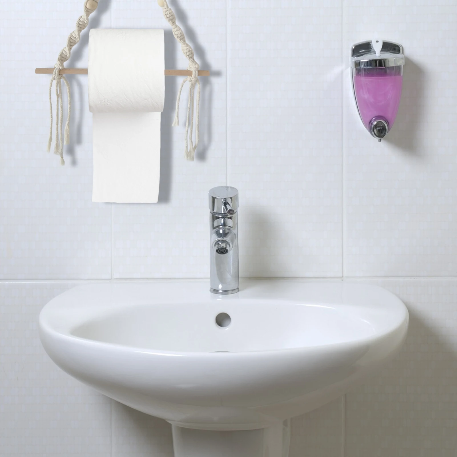 Держатель для туалетной бумаги в скандинавском стиле деревянная палочка