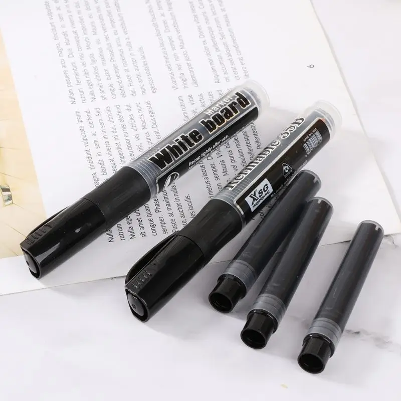 

10pcs Replacement Refills for Whiteboard Marker Pen White Board Dry-Erase Pens School Supplies Stationery Q1JC