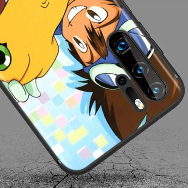 

Anime Cartoon Cute Digital Baby For Huawei P40 P30 P20 P10 P9 P8 Lite E 5G 2017 2019 Pro Plus Black Phone Case