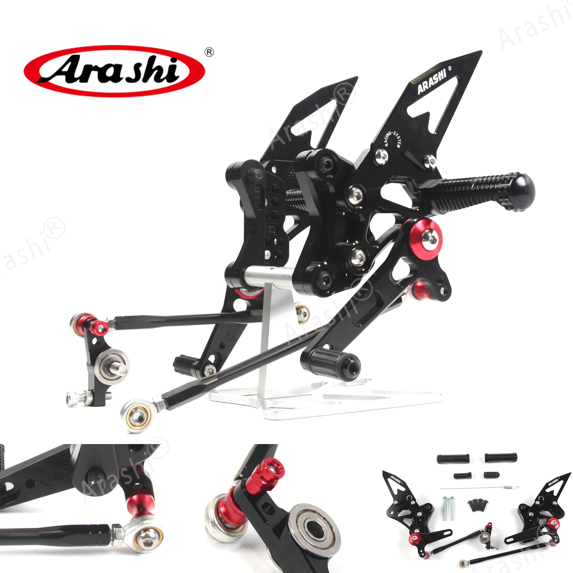 Араши Rearset для поездок на мотоцикле DUCATI 1098 1098S 1098R 2007 2008 2009 ЧПУ Регулируемые