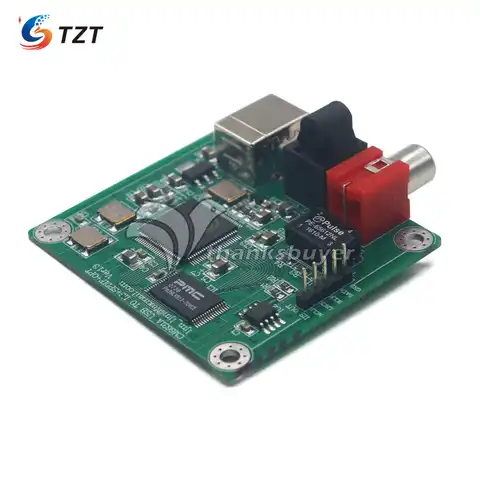 TZT CM6631A 24 бит/192 кГц USB для коаксиального и оптического волокна SPDIF и I2S от LJM, новая версия