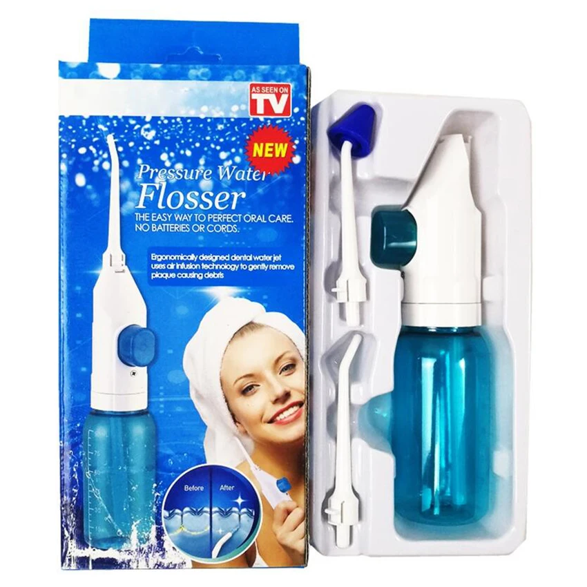 

90ML Oral Hygiene Water Flosser Oral Irrigator Teeth Cleaner Dentist Water Dental Flosser Remove Stains Teeth Whitening Tools