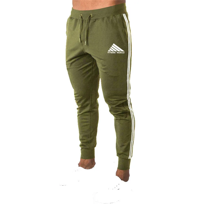 

2021 Casual New Men's Joggers Pants Fitness Men Sportswear Tracksuit Bottoms Skinny Sweatpants Trousers Gyms Jogger Track Pants