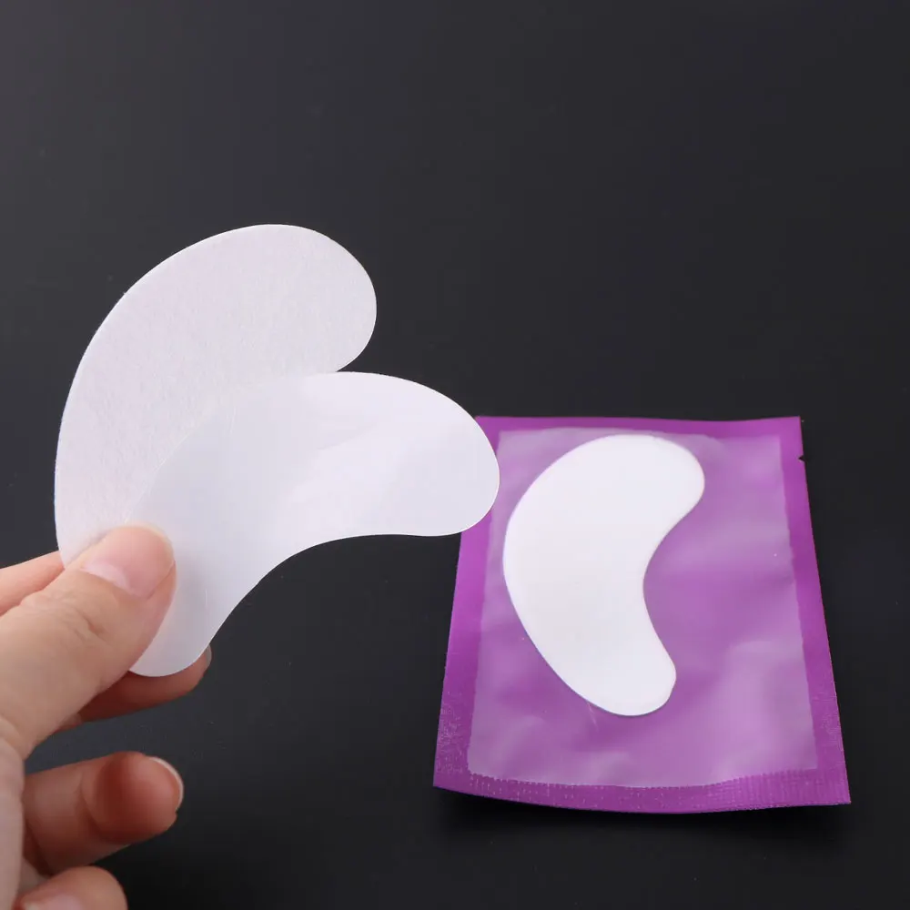 Патчи бумажные под глаза для наращивания ресниц наклейки инструменты макияжа