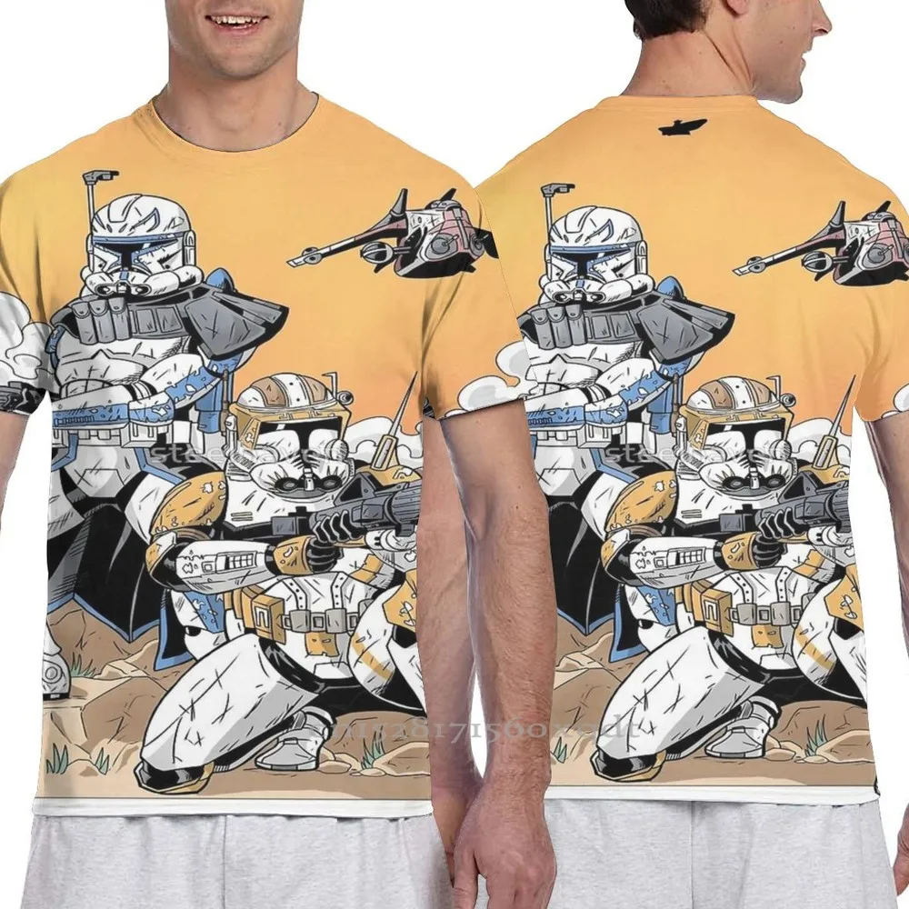 Футболка клон тропоперс для мужчин и женщин модная тенниска с принтом по всей