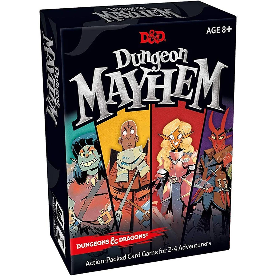 Новинка карточная игра Dungeones Mayhem Dungeonsing с драконами 120 карточных игрушек битва за