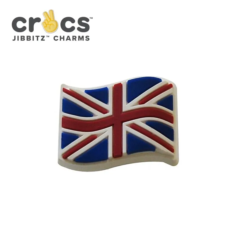 CROCS Jibbitz Great Britain Flag 12|Украшения для обуви| |