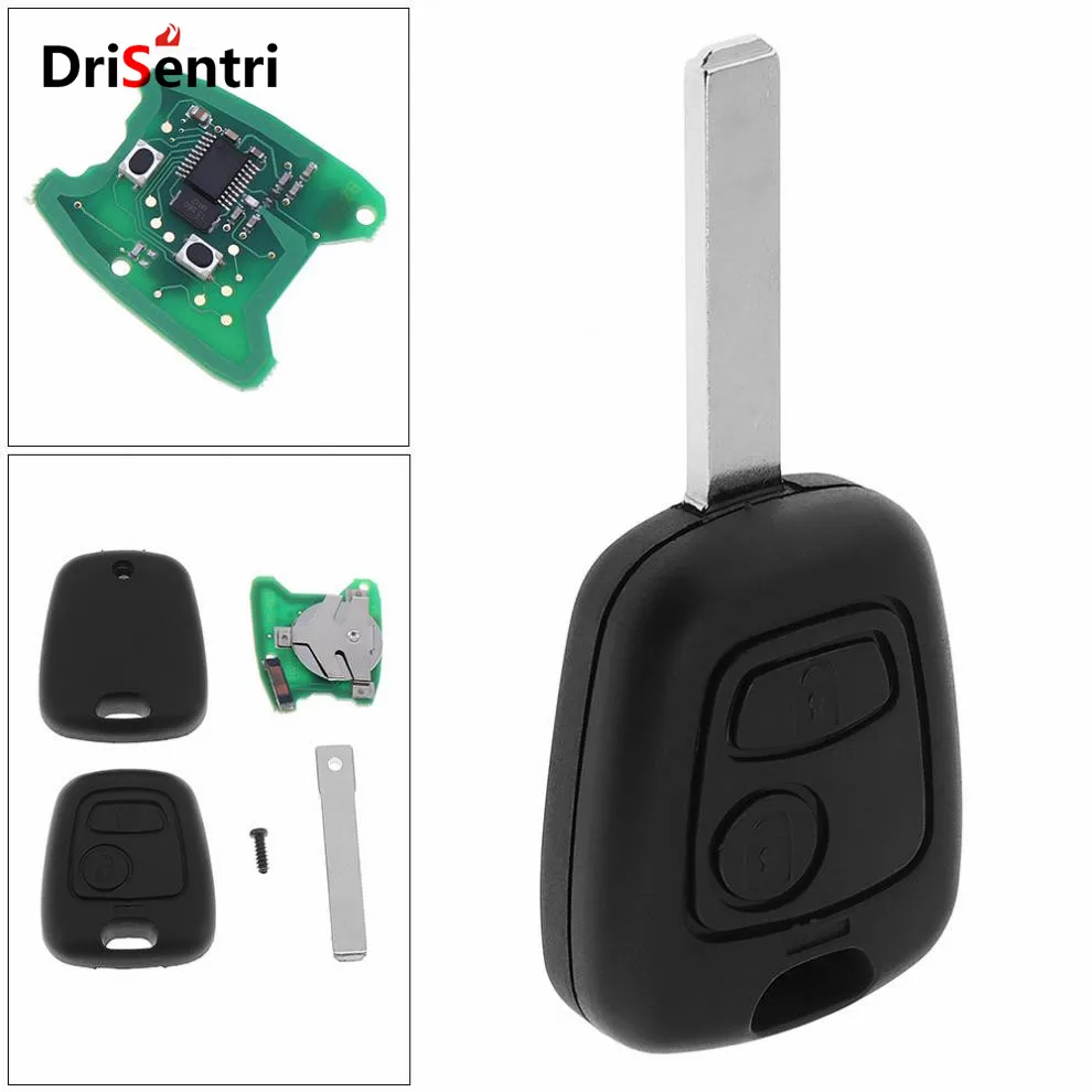 Брелок дистанционного управления без ключа с чипом 433 МГц 2 кнопки подходит для