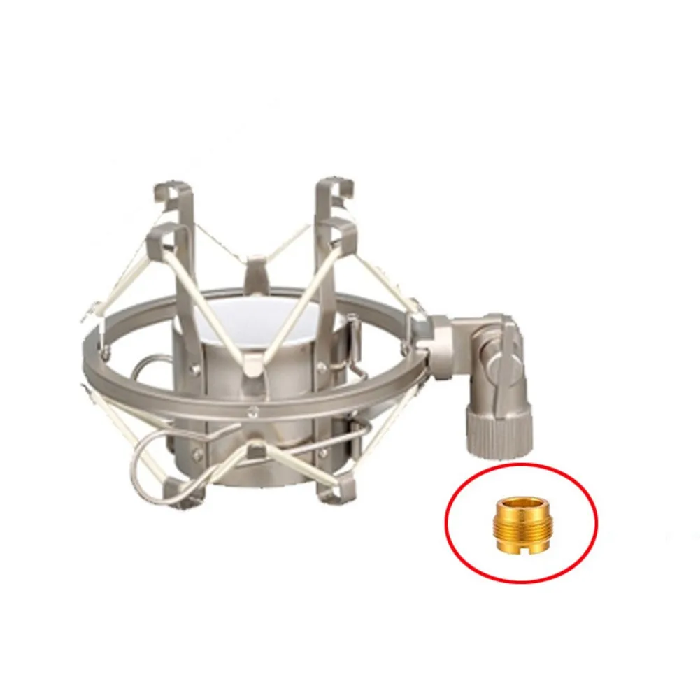 

Universal Studio Condenser Microphone Metal Shockproof Bracket Spider Suspension Shockproof Microphone Stand Clip Stand 5.0 Cm