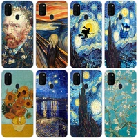 Van Gogh oil painting Case for Samsung Galaxy M11 M12 M21 M30S M31S M32 M51 2017 Core Plus 2018 Cover