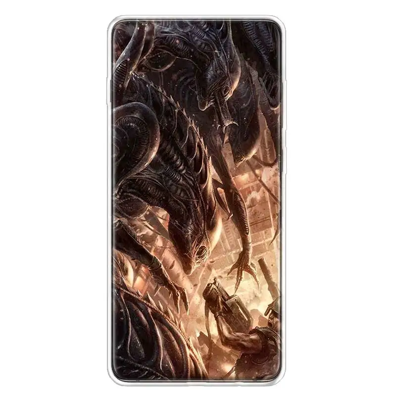 Чехол для телефона Alien vs Predator Samsung Galaxy S20 Ultra Plus S6 S7 S8 S9 S10 NOTE8 NOTE9 NOTE10 J4 J6 Edge Lite Лидер