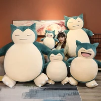 pokemon large size 50 200cm kabigon snorlax anime soft doll plush toys pillow bed only coverno filling with zipper kids gift