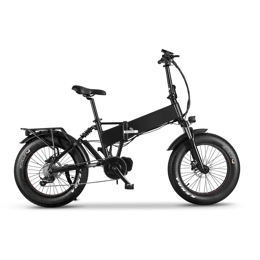 Kaufen Elektrische Fett Bike 20 Zoll Schnee Ebike Gefaltet EBike 20