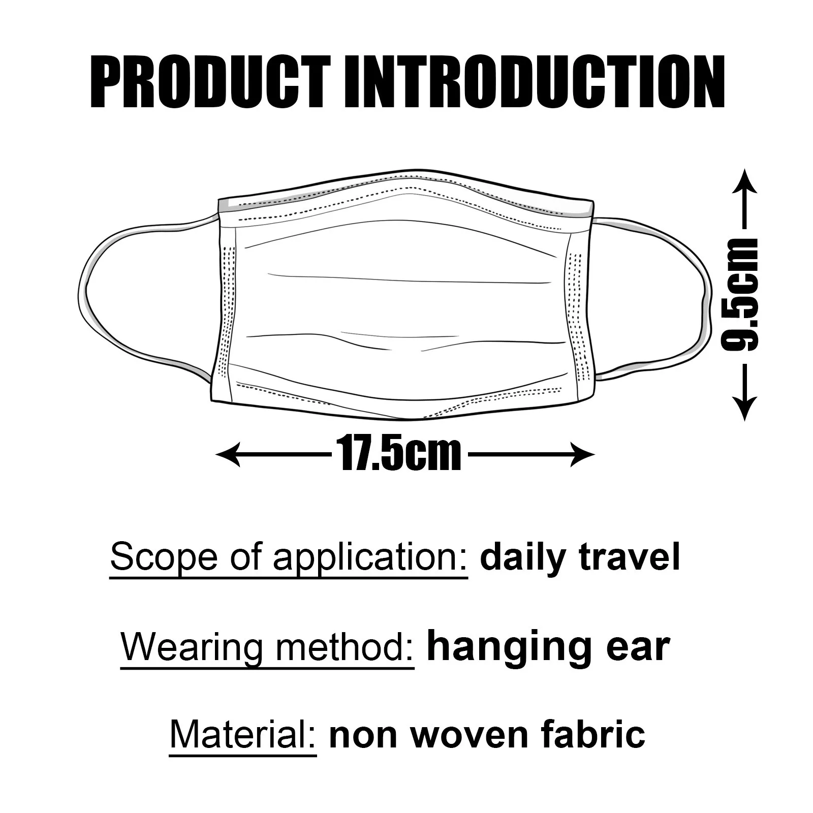 

Fast Delivery Within 24 Hours 10PCS Adult Valentine's Day Heart Printed Disposable 3Ply Protect Face Mask Headband masque 2021