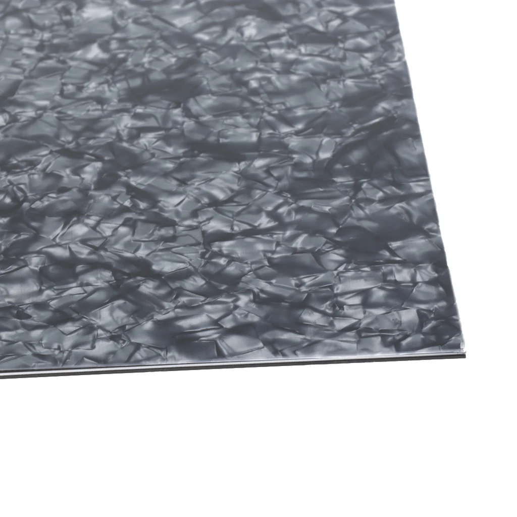 

Exquisite 4 Ply PVC Electric Guitar Pickguard Scratch Plate Material Sheet Gray