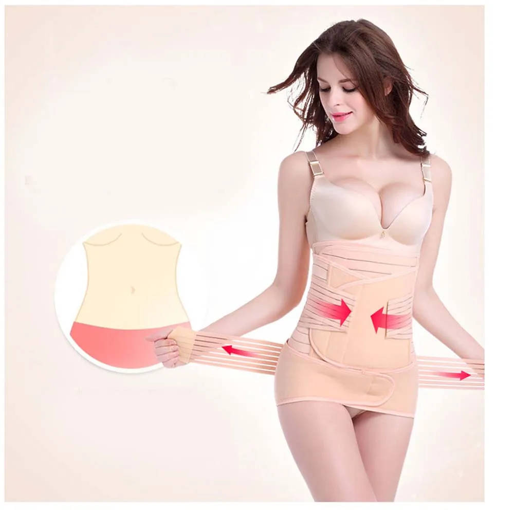 

3 in1 Belly Abdomen Pelvis Postpartum Belt Body Recovery Shapewear Waist Cinchers Trainer Corset Belly Bands Pregnancy Maternity