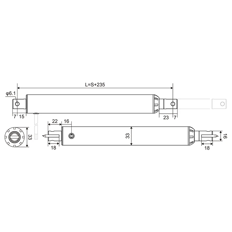 Линейный привод s для подъемный стол с поверхностью из низким уровнем шума