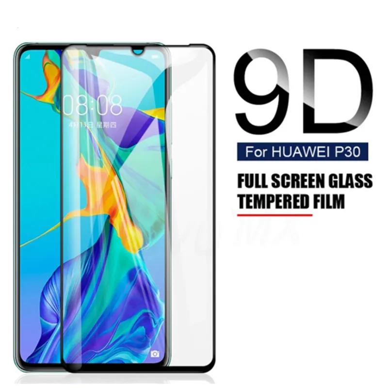 2 шт Защитная пленка с полным покрытием экрана протекторы на Huawei p 30 Свет P30pro 9D