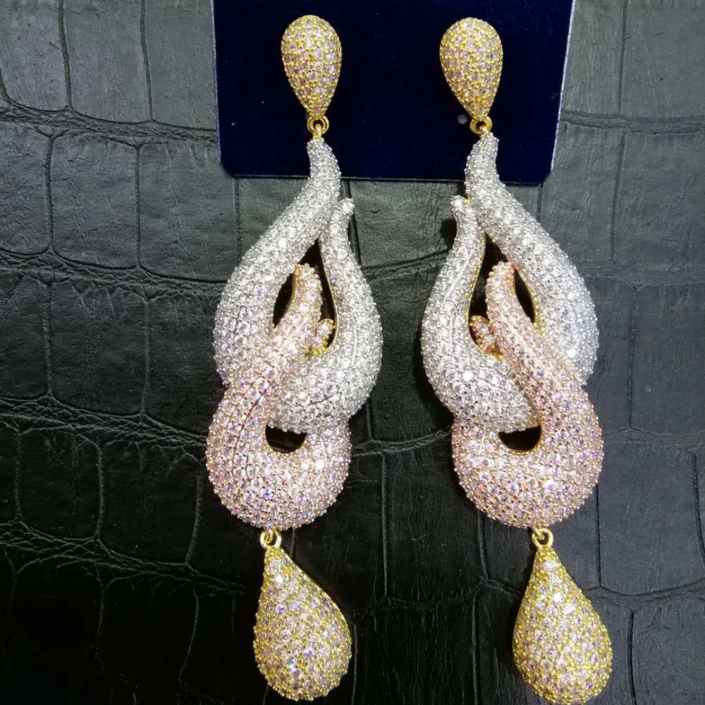 Эксклюзивные уникальные висячие серьги missvikki в виде капли для женщин подвески