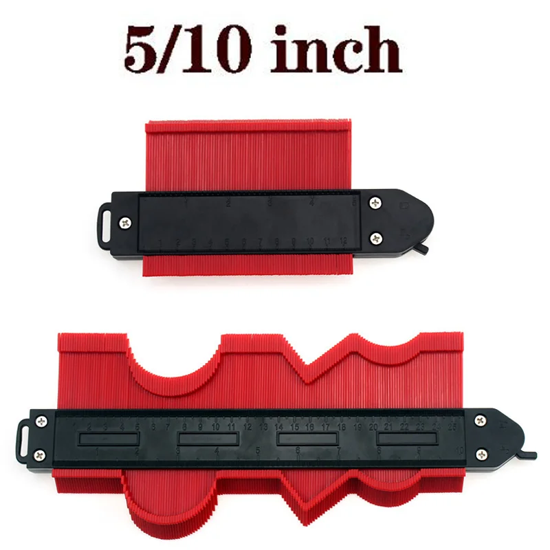 

pressure gauge Contour Profile Gauge Tiling Laminate Tiles Edge Shaping Wood Measure Ruler Contour Gauge Duplicator 5/10 inch
