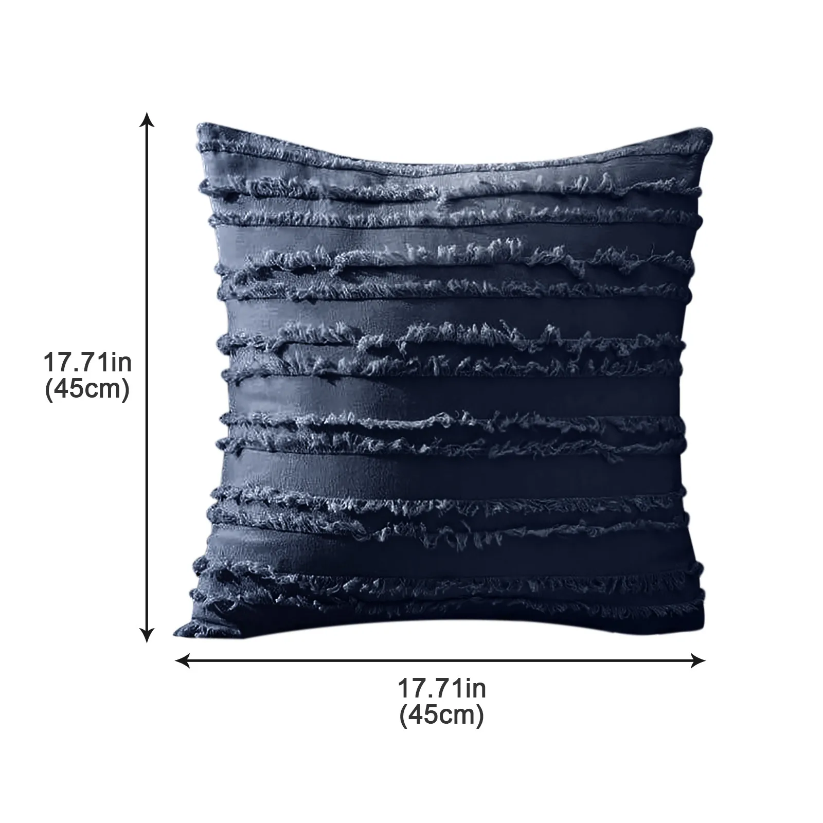 

Pure Color Cotton And Linen Cut Flower Cushion Cover Modern Sofa Pillowcase Pillow Back Fringe Sofa Pillow Cushion Living Room