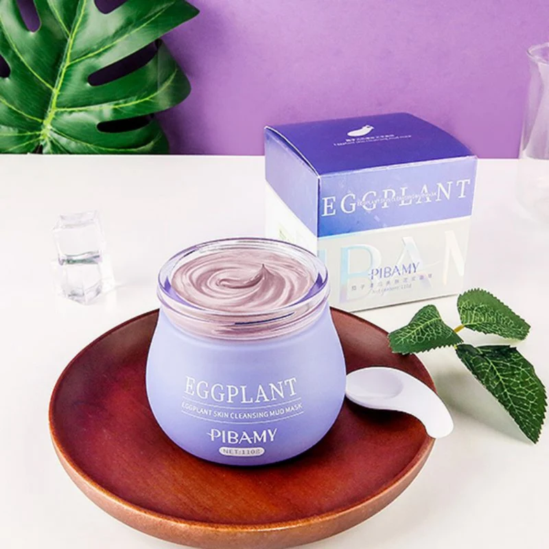 

Очищающее средство для лица, отшелушивающее масло для очищения пор, увлажняющая маска от акне для лечения баклажанов, очищающая кожу, грязе...