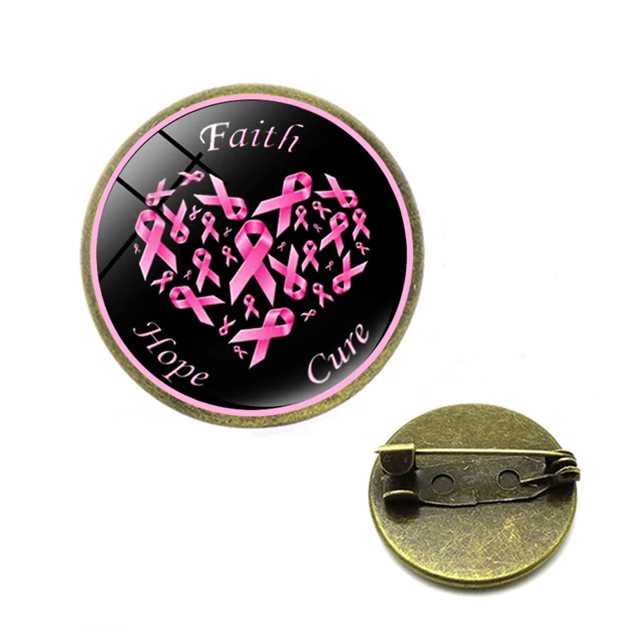 Рак груди осознание надежды броши розовая лента рак булавки рюкзак понимание