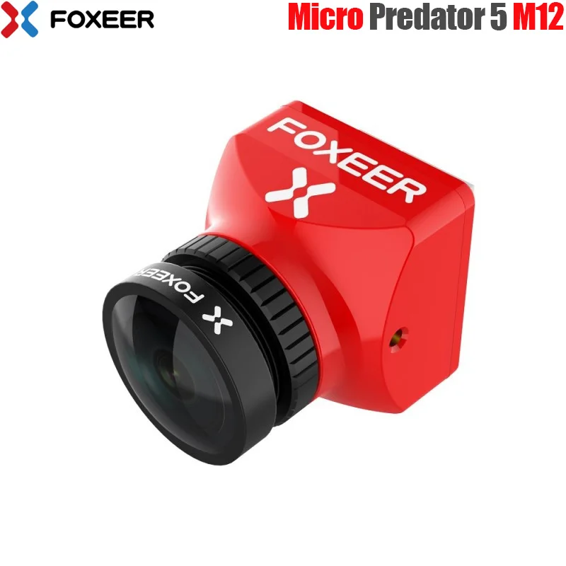 

Foxeer Predator V5 Micro Full Case M12 1000TVL FPV Camera Cam OSD 16:9 4:3 PAL NTSC Switchable 1.7mm Lens 4ms WDR Racing Drone