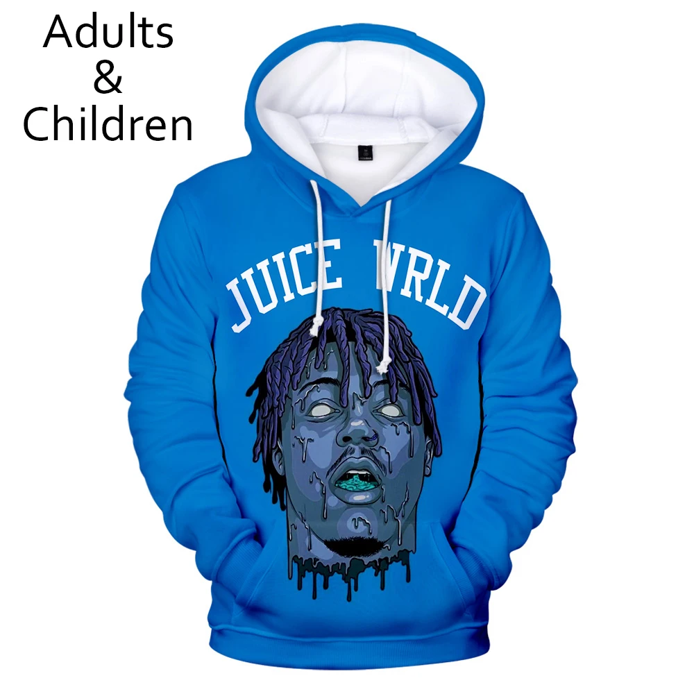 

3D Printed Juice WRLD Hoodies Men Sweatshirts Women Harajuku Kids Pullovers Suitable 3D Juice WRLD Boys Girls Yellow Hooded
