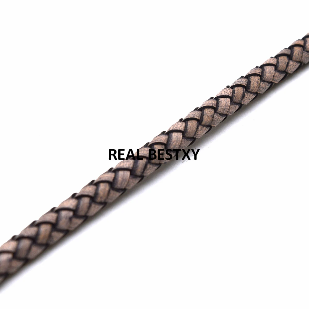 2 м/лот прибл. 6 мм высококачественные шнуры из натуральной воловьей кожи первого