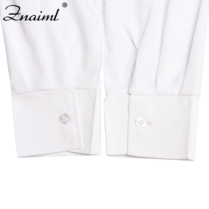 

Znaiml Women Single-Breasted Pleated Mini Shirt Dress Vintage Turn-Down Collar Long Sleeve Elastic Slim Female Dresses Mujer