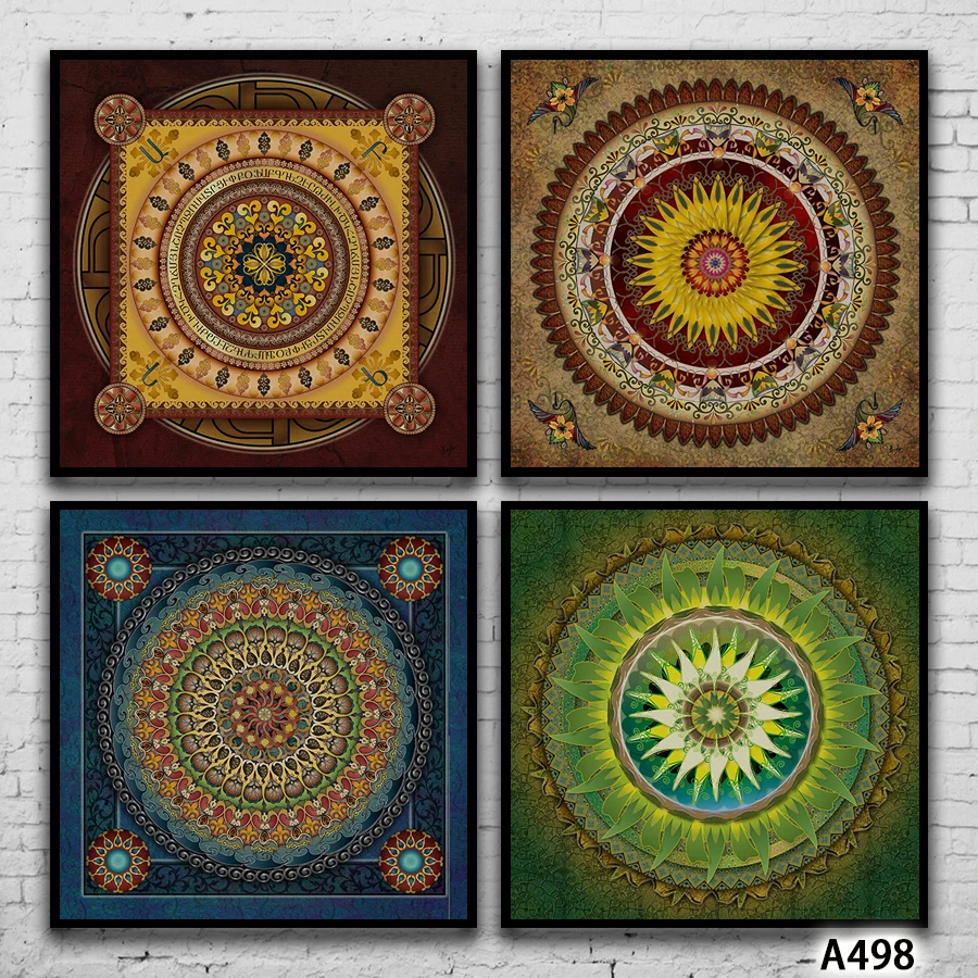 

Абстрактная картина маслом Печать на холсте 4 шт. Современный абстрактный холст художественный Принт Холст Картина Настенная картина для д...