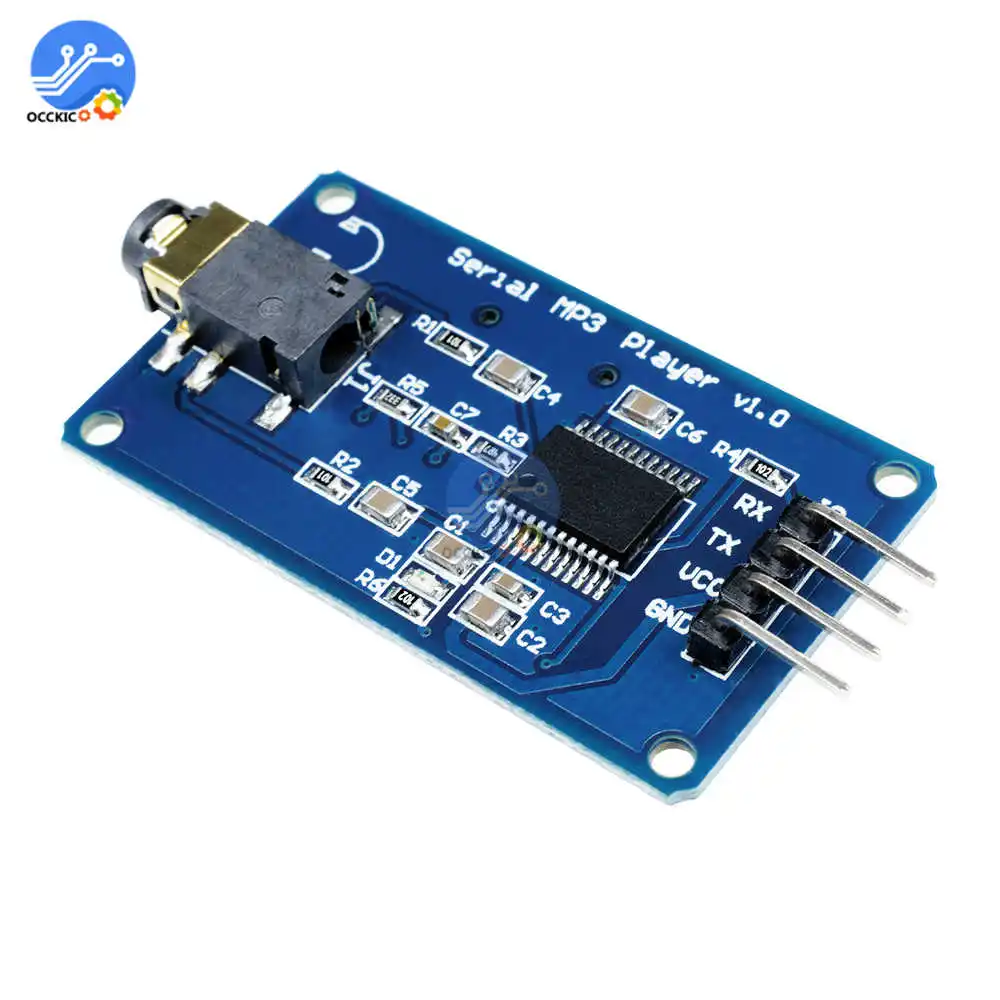 Модуль музыкального плеера YX5300 UART для Arduino/AVR/ARM/PIC CF|module for arduino|module musicmodulating controller |