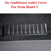 for tesla model y 2021 dust cover under seat air conditioner outlet cover 2pcs