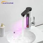 Электрический водонагреватель QUANXUNHE, смеситель для ванной, кухни, дисплей температуры, мгновенный нагрев светодиодный Ной подсветкой