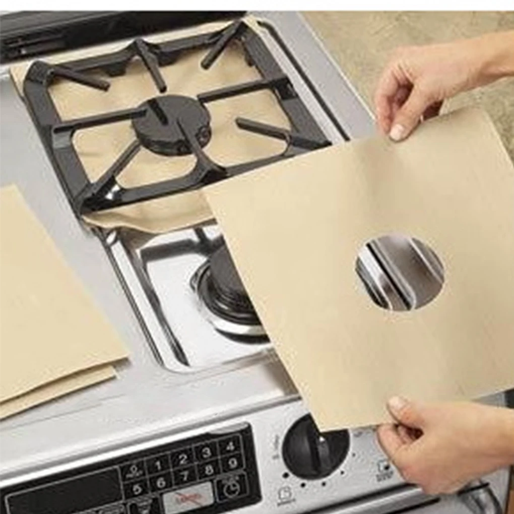

Gas Stove Pads Gas Stove Protector Cooker Cover Liner Clean Mat Pad Non-stick Reusable Stovetop Burner Protector Kitchen Tools
