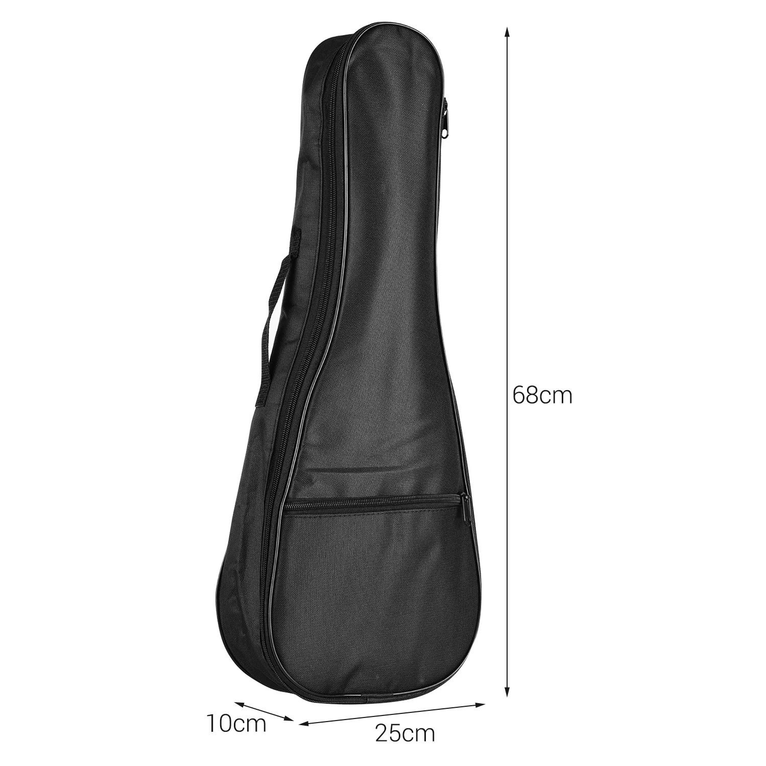 26 Inch Tenor Ukulele Bag Ukelele Uke Backpack Case 5mm Padding with Adjustable Shoulder Straps Carry Handle Black | Спорт и