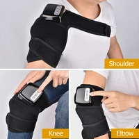 back shoulder massage elbow knee treatment massage electric heating knee massager far infrared joint brace support vibrador