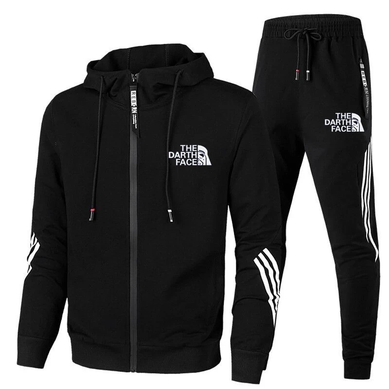 

Spring 2021 hot sale new men's casual sportswear jacket zipper jacket + pants jogging fitness clothes workout suit 2-piece set