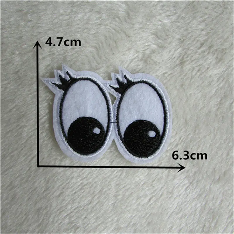 Тканевые значки с глазами декоративные нашивки для украшения джинсов сумок шляп