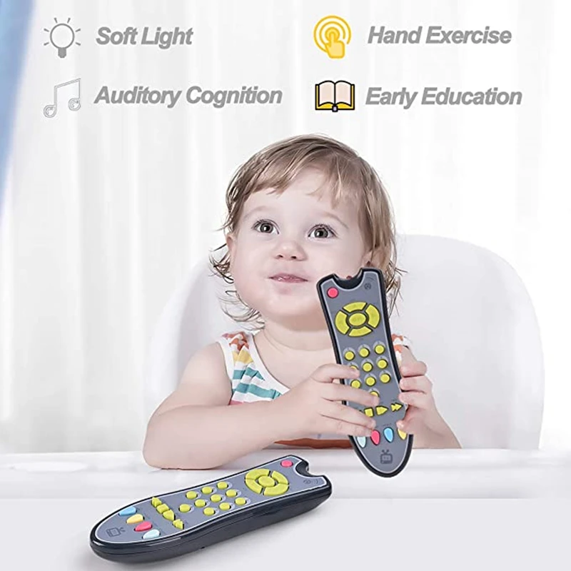Baby Simulation TV Remote Control Kids Educational Music English Learning Toy Gift | Игрушки и хобби