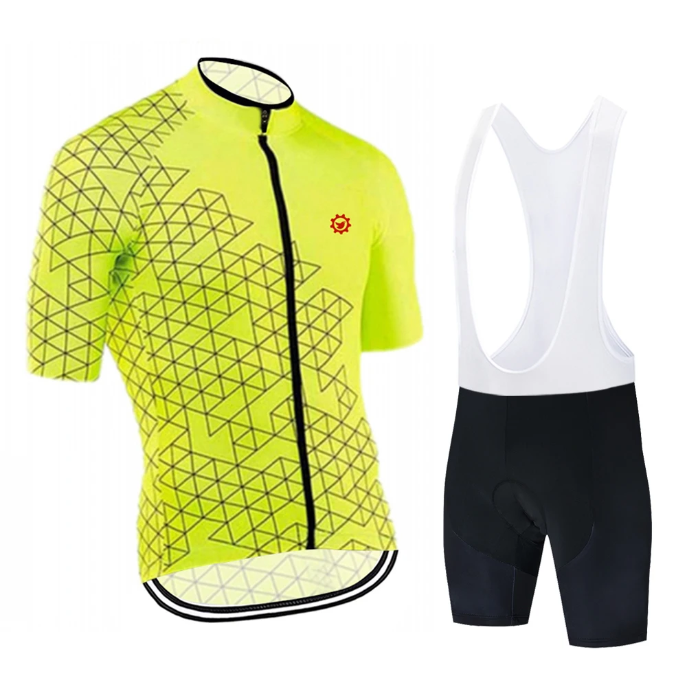 

2020 Lightweight Outdoor Sports Men's Cycling Clothing Team Short Sleeve Sets Cycling Jersey Bike Wear Mountain Bike Clothing