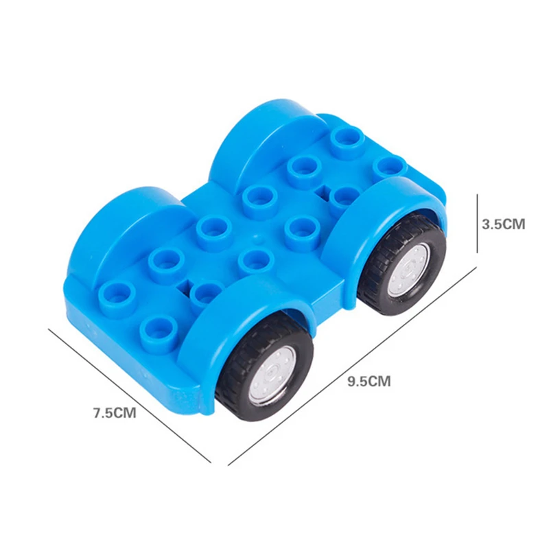 

DIY Big Figure Building Blocks Motorcycle Car Model Vehicle Set Transport Brick Big Particles Building Blocks accessory Doubleys