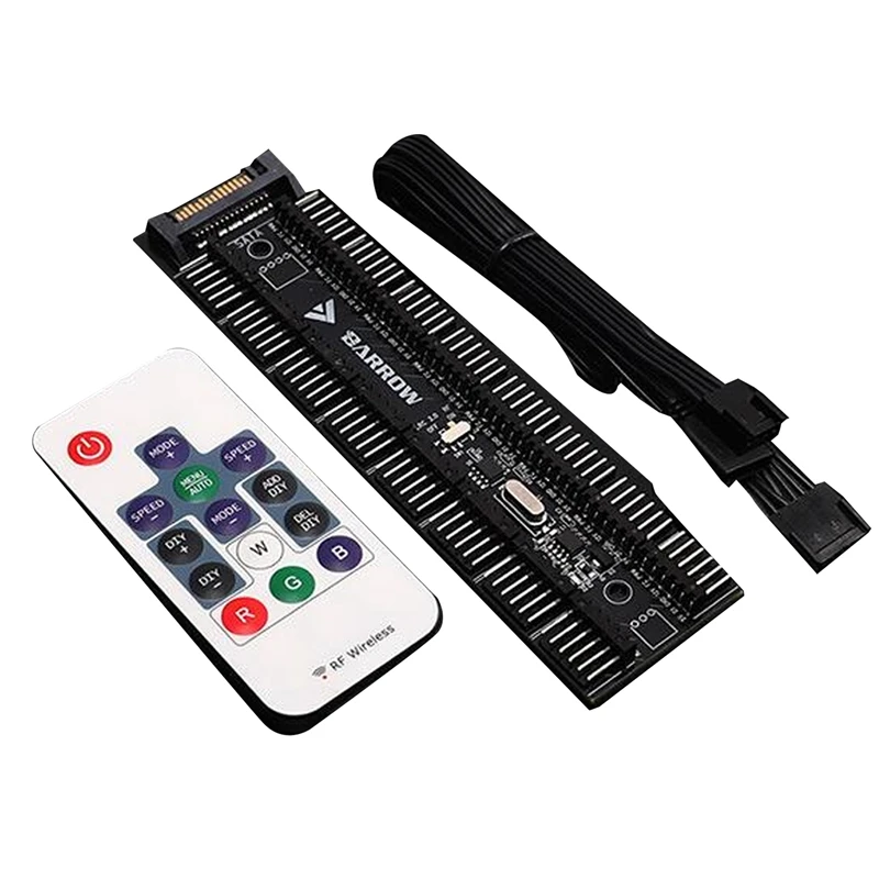 

HOT-Barrow Multi Function HUB Controller,Spliter,Support 4Pin 3Pin Interface Also Support Sync Motherboard Control,DK301-16