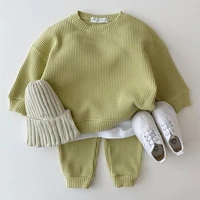 2022 autumn new kids long sleeve clothes infant girls christmas outfits suit winter warm baby children clothing sets 1 2 3 years