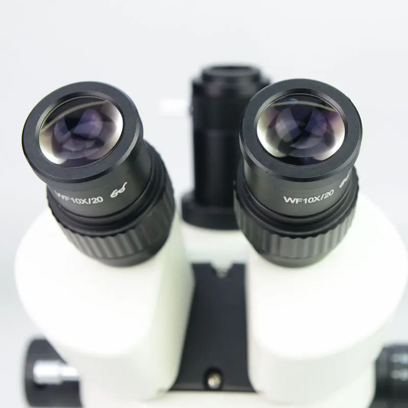 7X-45X серия SZM Профессиональный Тринокулярный зум стерео микроскоп головка |