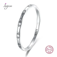hot selling 100 925 sterling silver rice word ring for women luxury sterling silver fine jewelry finger rings gifts wholesale