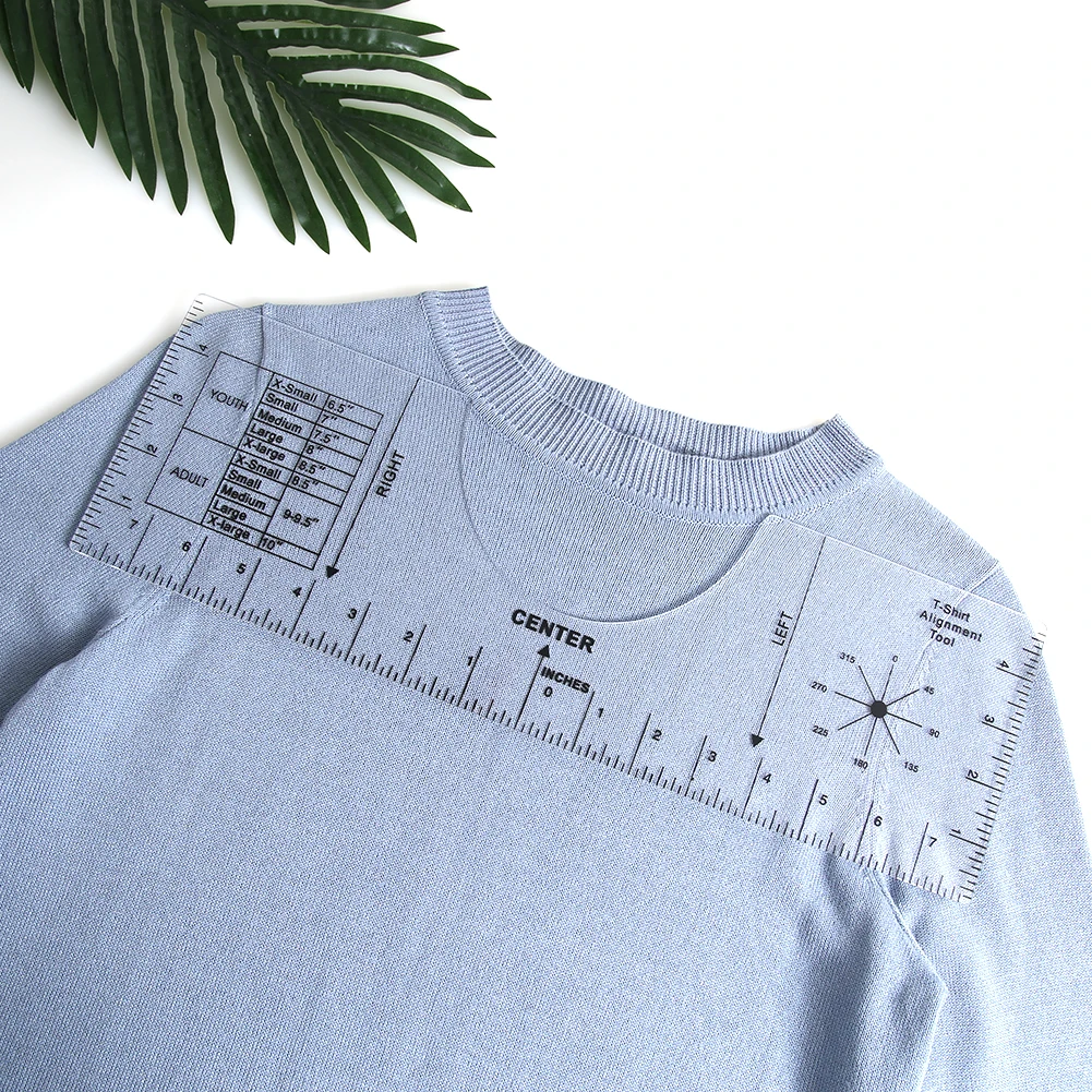 Линейка для выравнивания футболок линейка акриловых линий линейки дизайна с