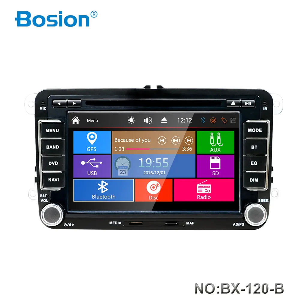 2017 2 Din автомобильный Dvd Gps для Vw Tiguan Scirocco Touran головное устройство Радио Rds A2dp Bt 2din
