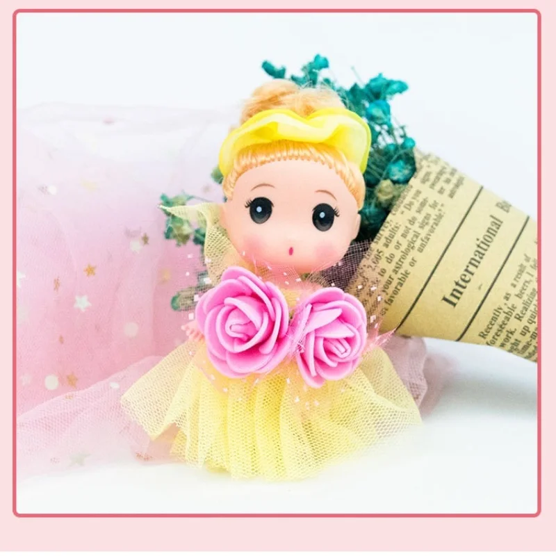 9 см без брелока принцесса невесты спутанная кукла украшение для полных детей